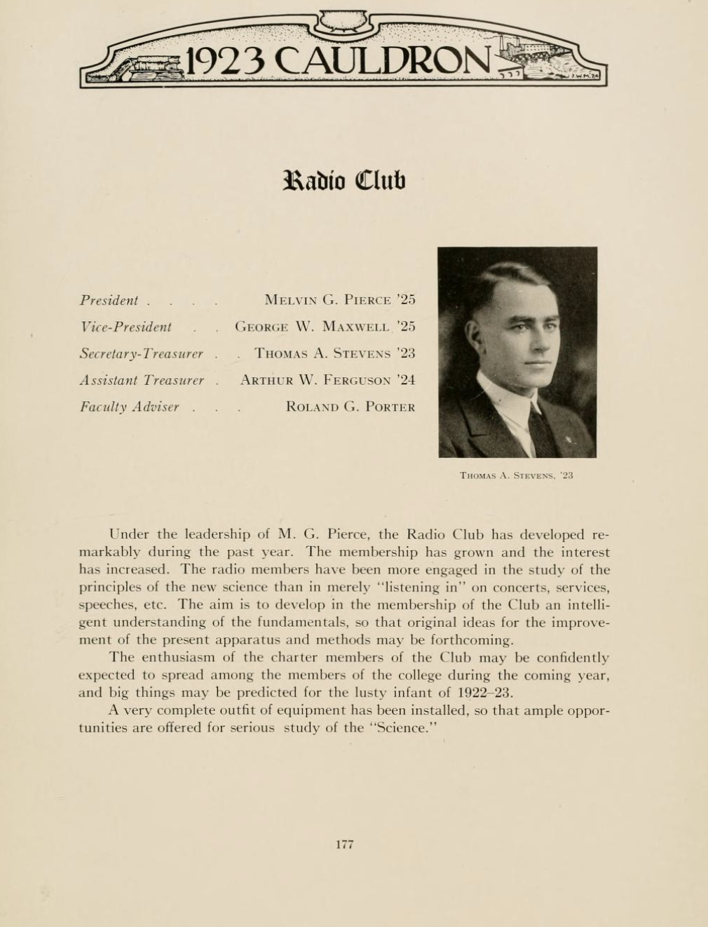 1923 Club Photo